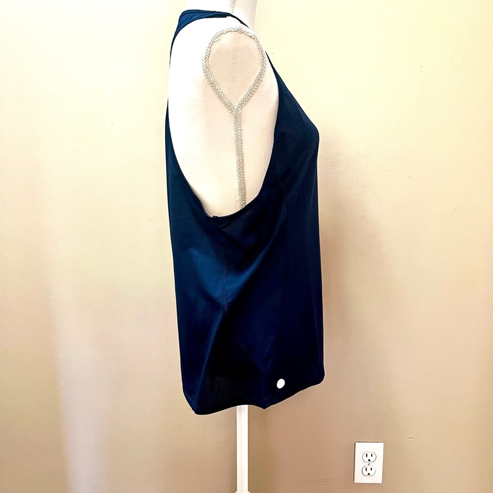 NWT Hylete Navy Blue Racer Back Tank Top Size XL - Picture 3 of 7
